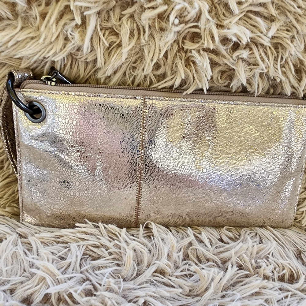 HOBO Vida Gold Clutch Wallet